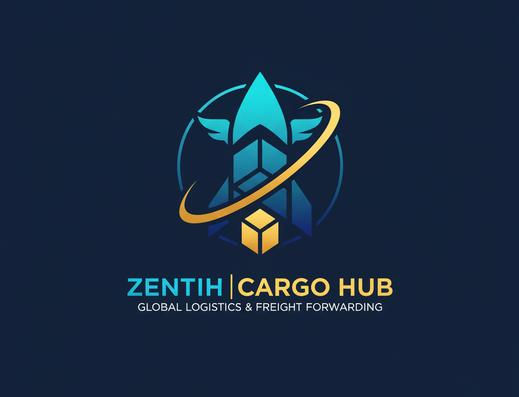 Zenith Cargo Hub professional logistics logo